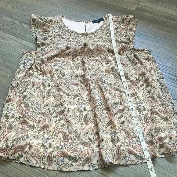 ECLAIR | Nordstrom colourful paisley  tank top blouse - Picture 11 of 13